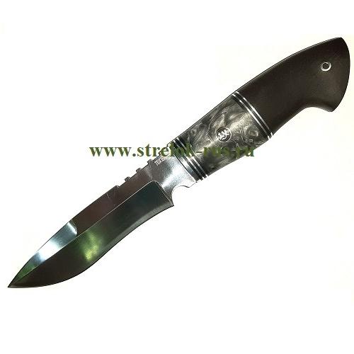 Нож Сибирь (110х18, черный граб)