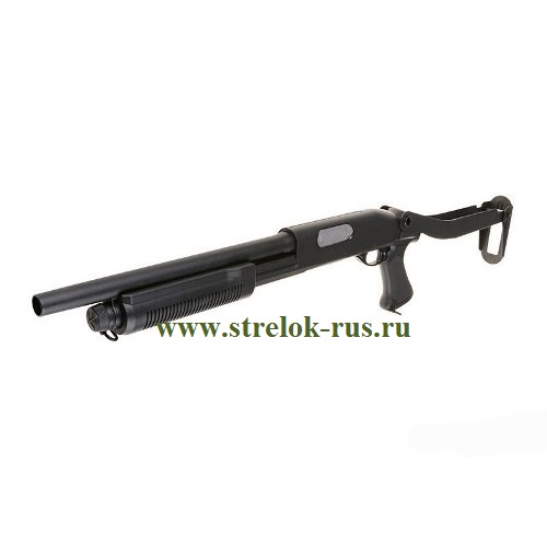 Ружье страйк. CYMA M870 SPRING CM352M (мет., откид. приклад)