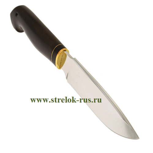 Нож Хищник (95х18, черный граб)