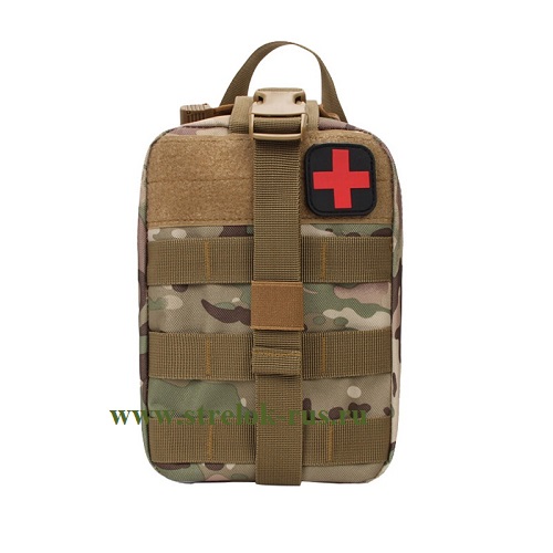 Подсумок Molle АПТЕЧКА большой (мультикам)